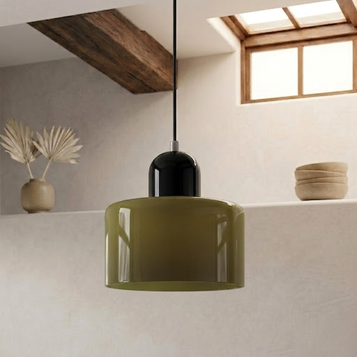 Ringhanglamp met uitgebreid halo-ontwerp