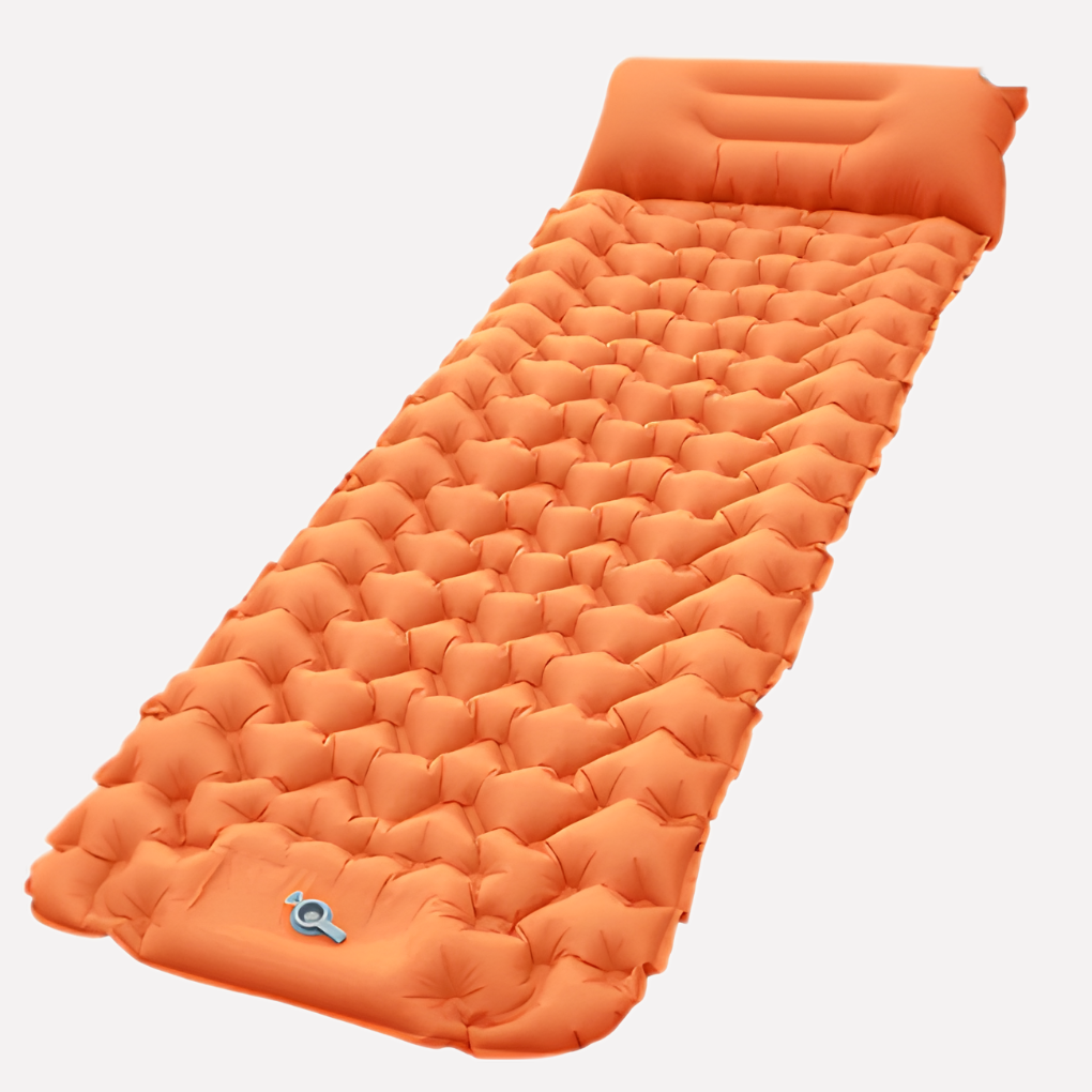 Opblaasbare Campingmat met Geïntegreerde Pomp en Kussen