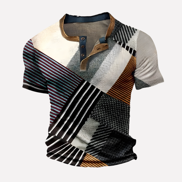 Heren Waffle Breisel Casual T-shirt