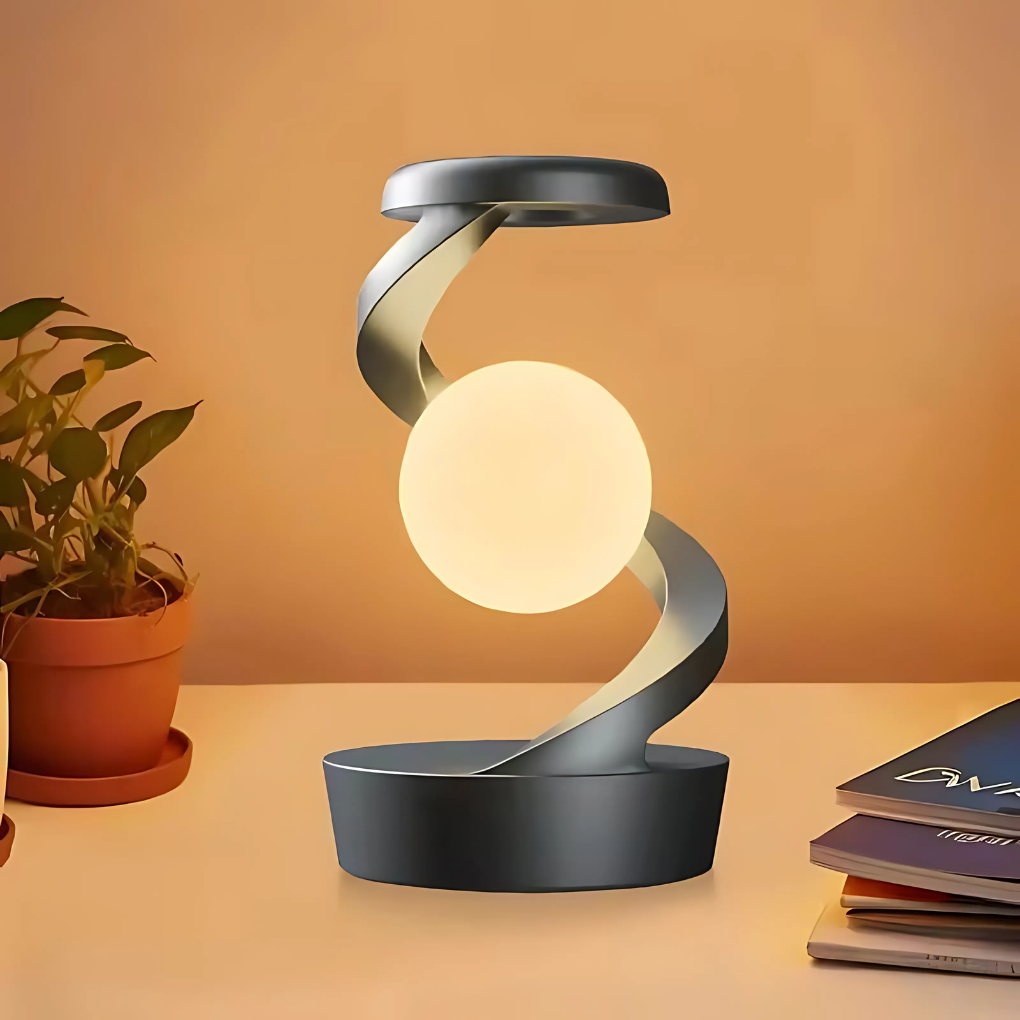 Moderne, warme accent spiraalvormige bureaulamp