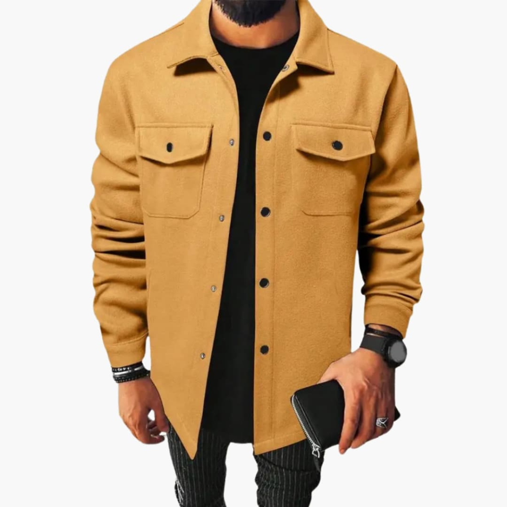 Heren Shirtjack met Knopsluiting