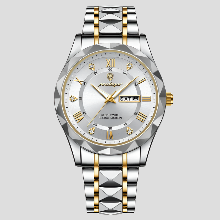Luxe herenhorloge van roestvrij staal voor dagelijks gebruik