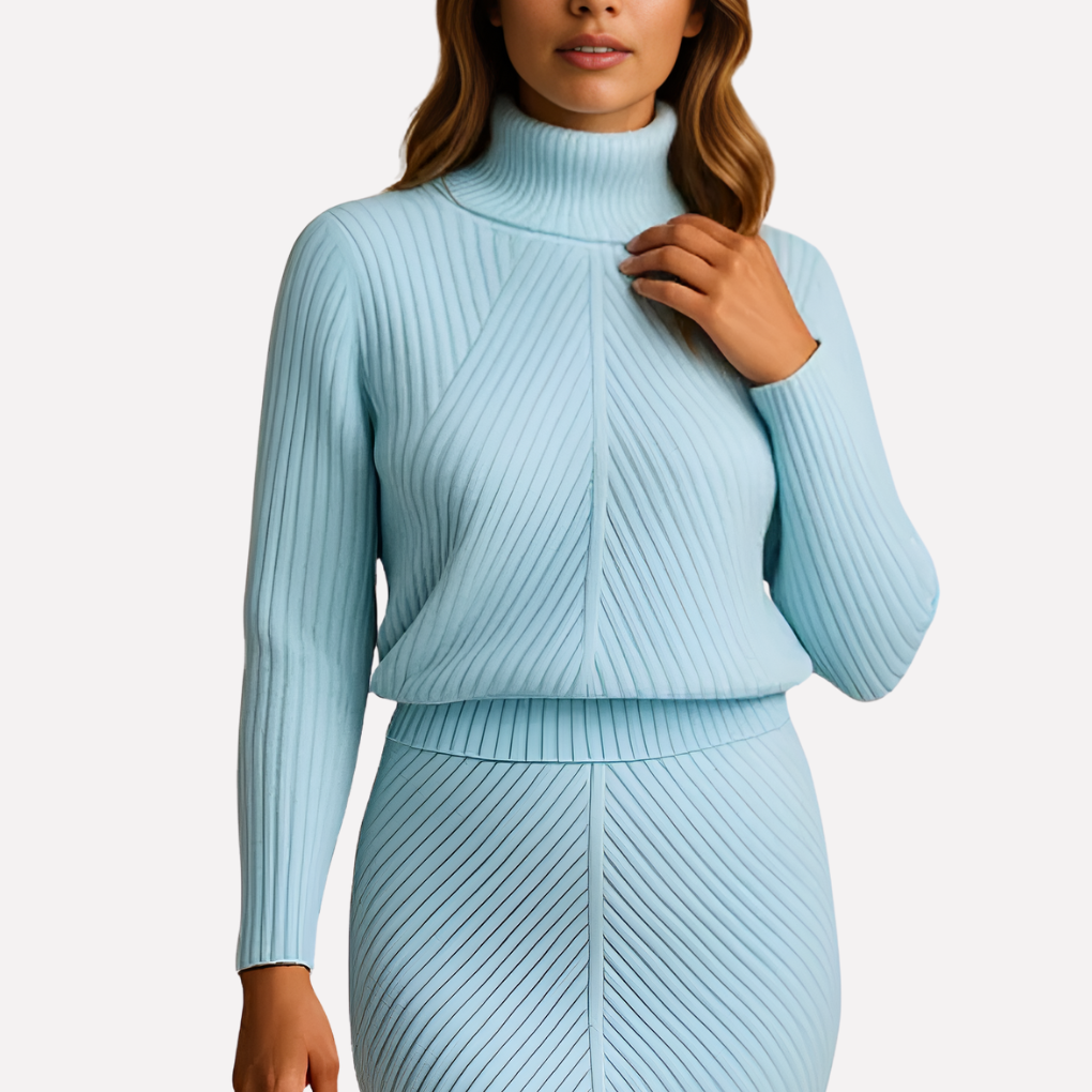 Winter midi-jurk voor dames