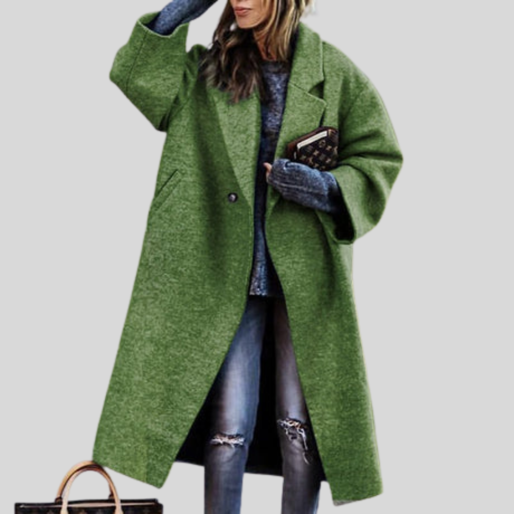 Lange winterjas voor dames – warme laagjes