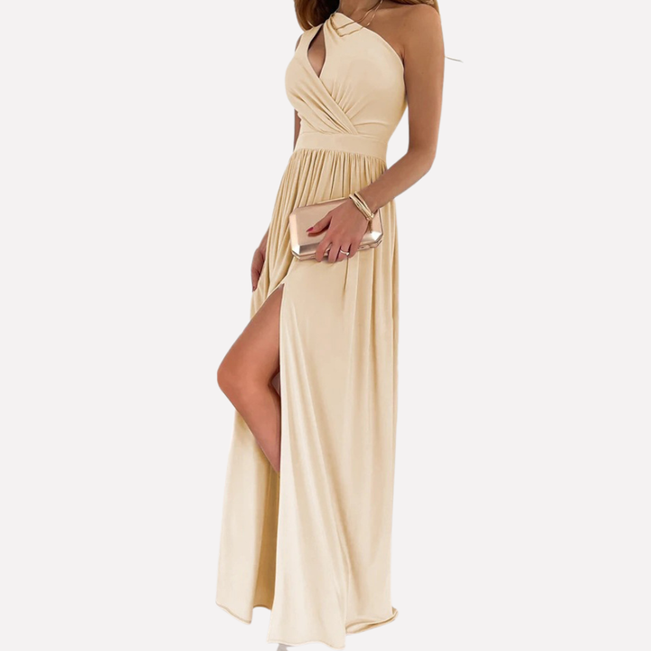 Trendy Damesjurk met Halternek – Perfect voor de Zomer