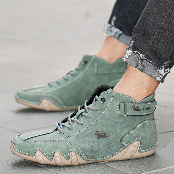 Wandelschoenen Heren - leren - orthopedisch voetbed
