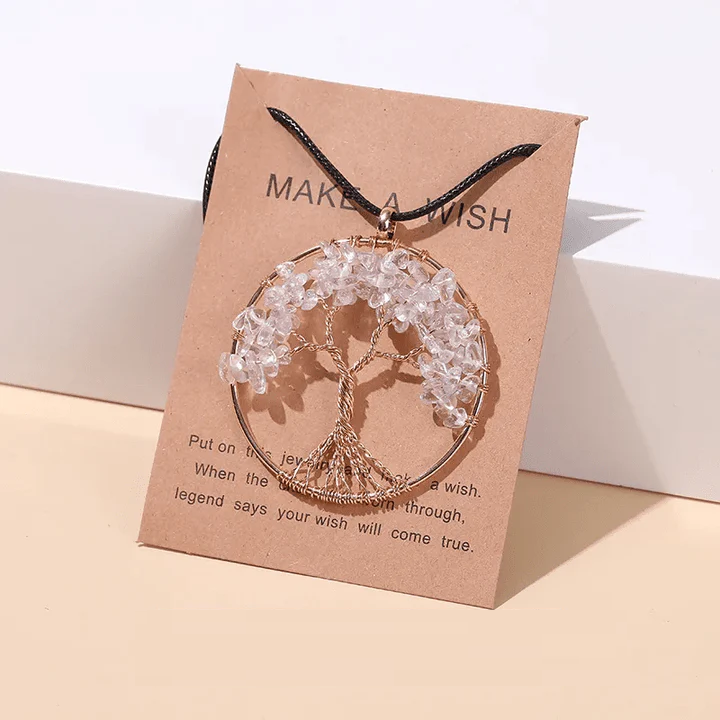 Zeven chakra's levensboom-ketting