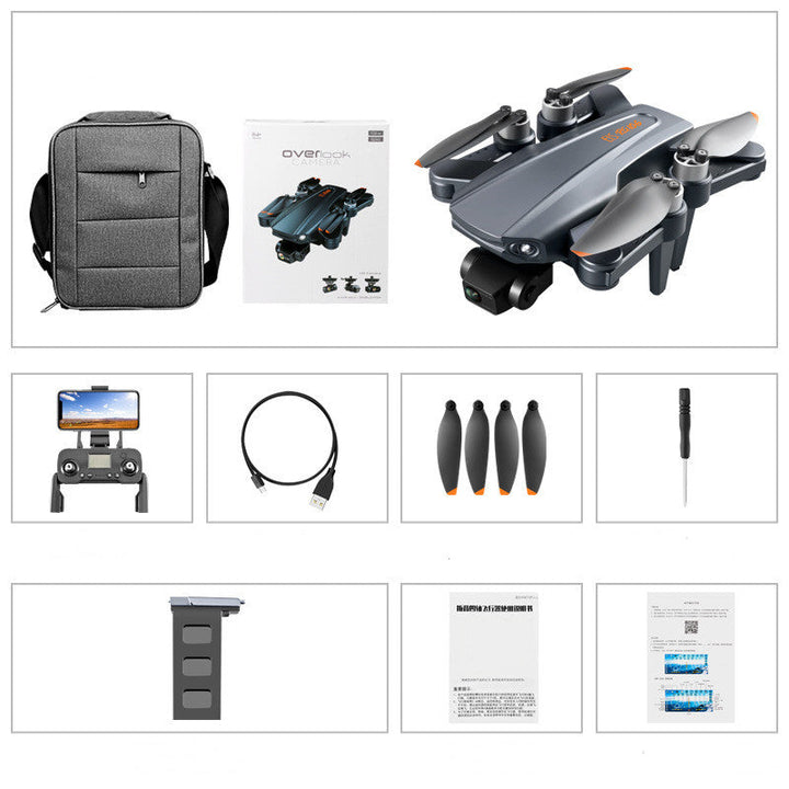 Cameradrone quadcopter 8K 3-assige gimbal opvouwbaar draagbaar GPS fotografie