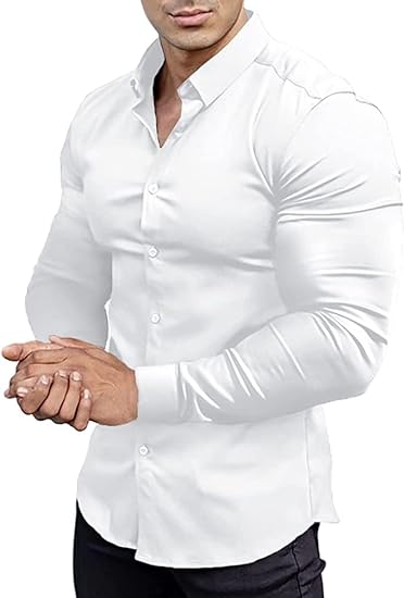 Slim-fit herenoverhemd voor lente 2026 – kreukvrij – David