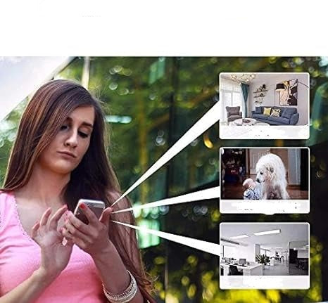 Draadloze 1080P mini wifi-beveiligingscamera, oplaadbaar