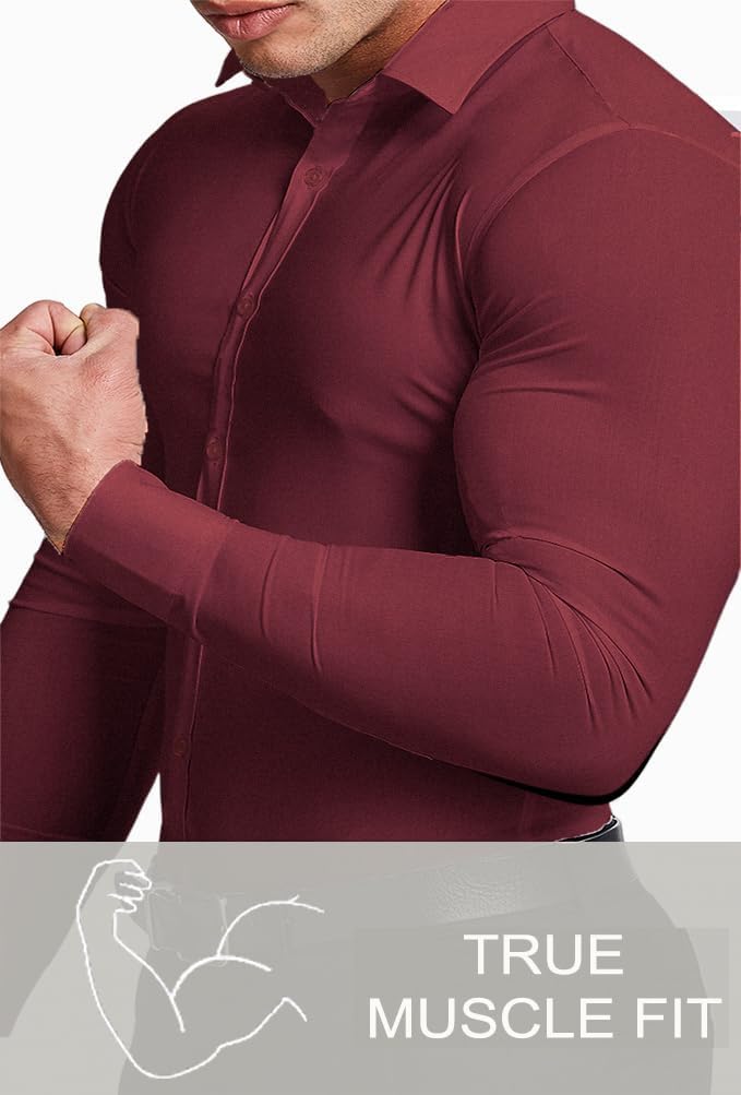 Slim-fit herenoverhemd voor lente 2026 – kreukvrij – David