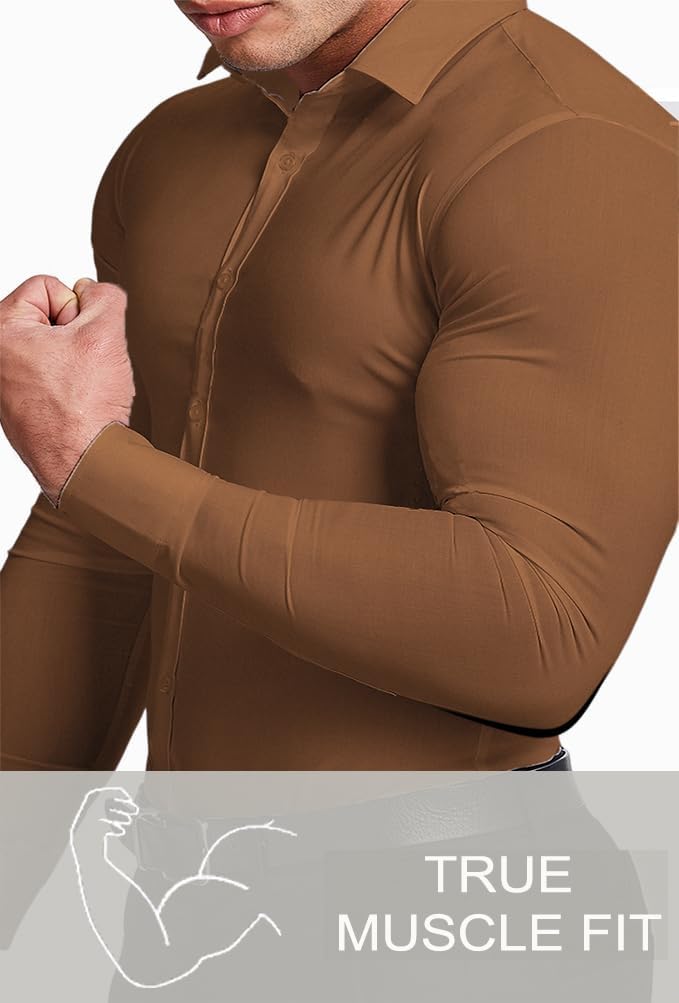 Slim-fit herenoverhemd voor lente 2026 – kreukvrij – David