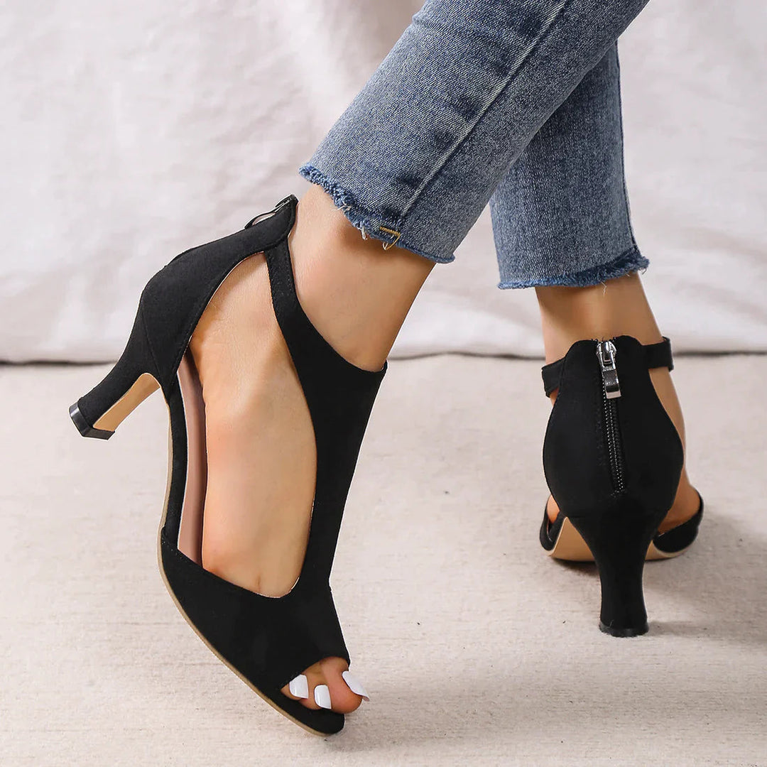 Orthopedische dames sandalen met hak - Mia