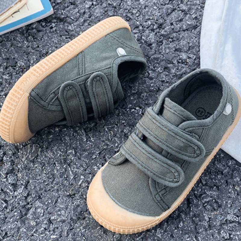 Unisex canvas kinderschoenen lichtgewicht ademende sneakers - Frankie
