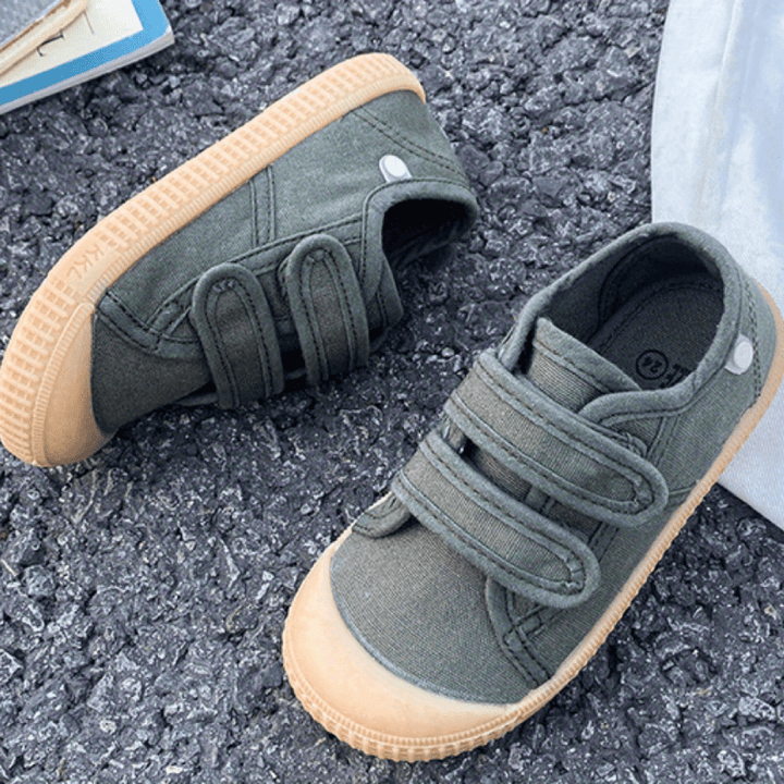 Unisex canvas kinderschoenen lichtgewicht ademende sneakers - Frankie