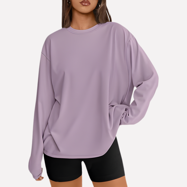 Vrouwen Oversized Lange Mouwen Shirt