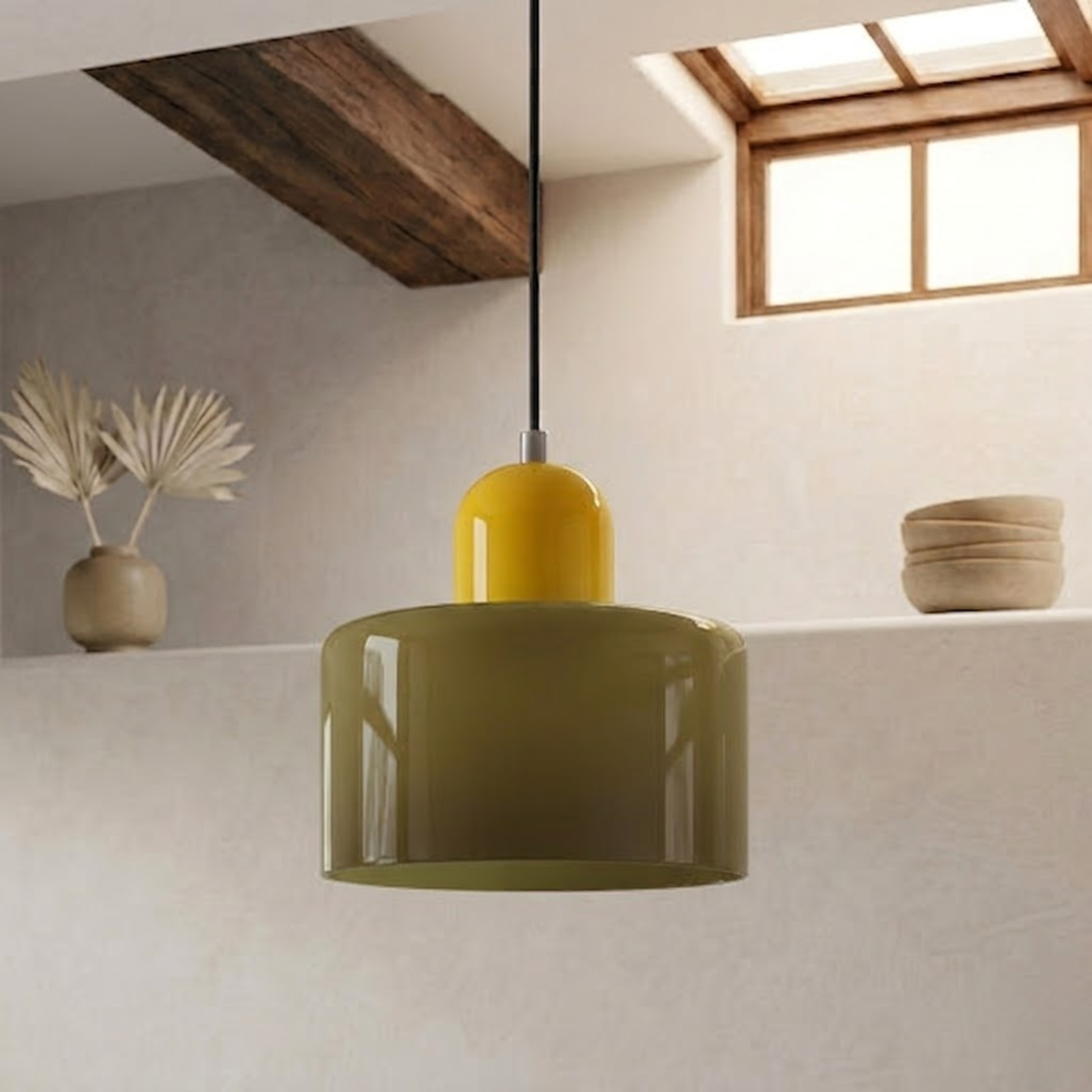 Ringhanglamp met uitgebreid halo-ontwerp