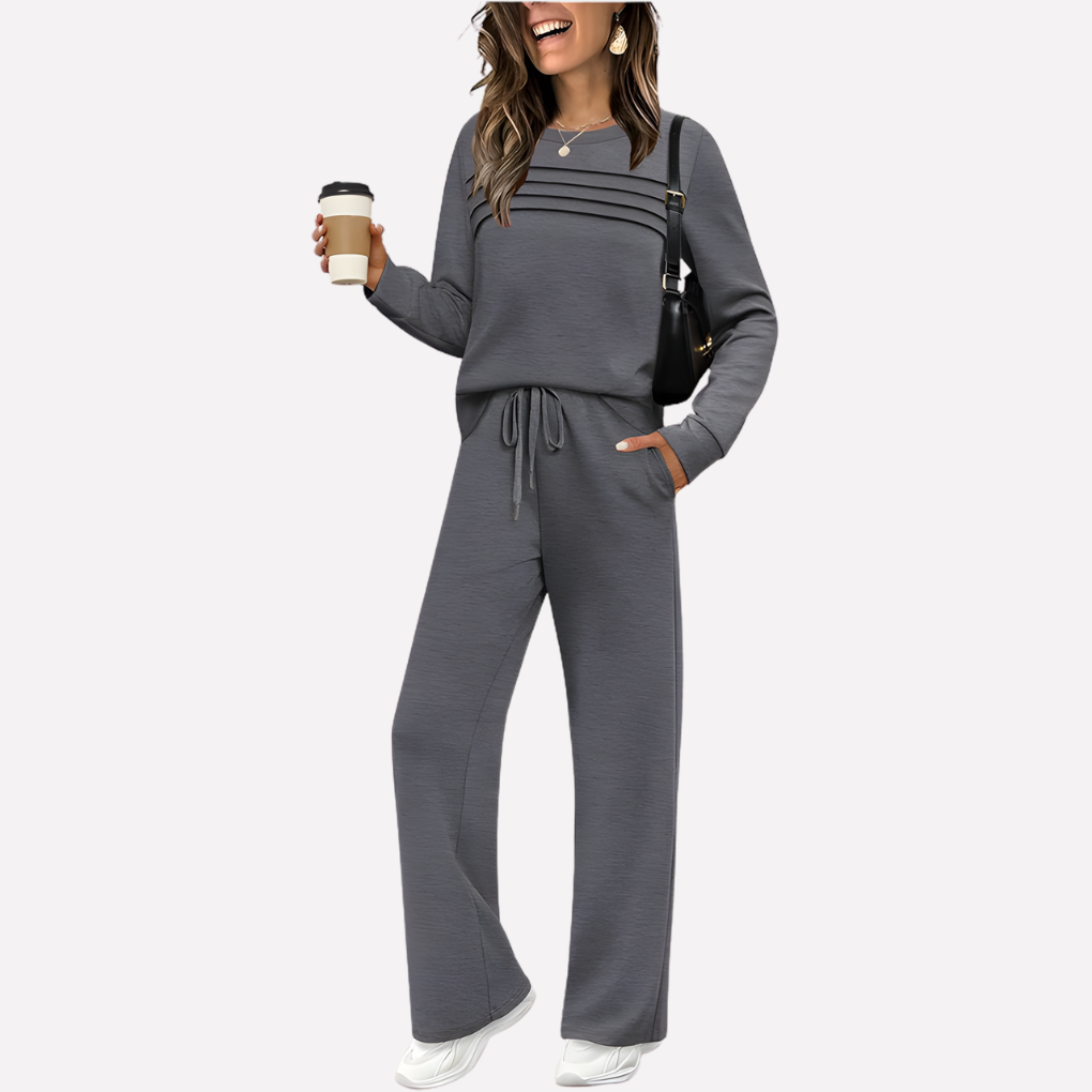 Trendy Twee‑delige Lounge Set voor Vrouwen – Perfect voor Ontspanning