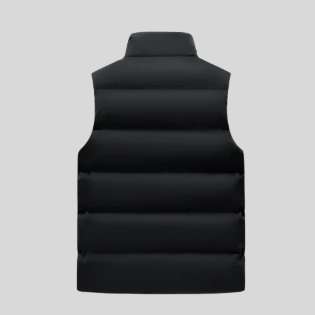 Heren wintervest van wolmix
