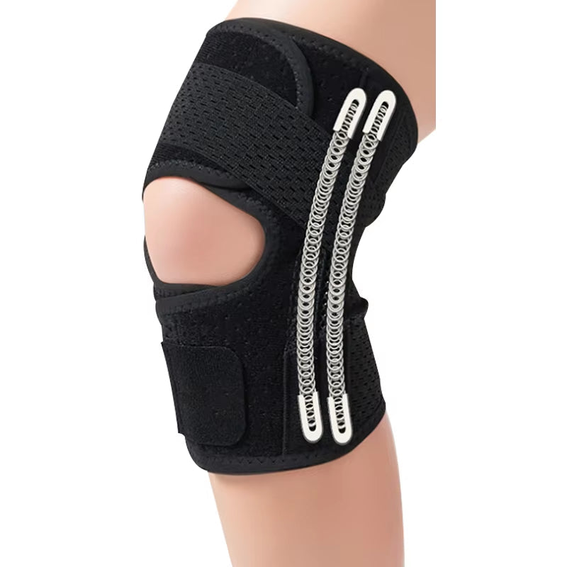 Kniebrace met instelbaar compressiesysteem