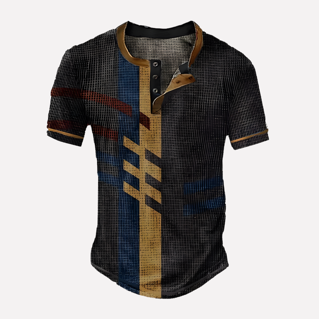 Heren Waffle Breisel Casual T-shirt