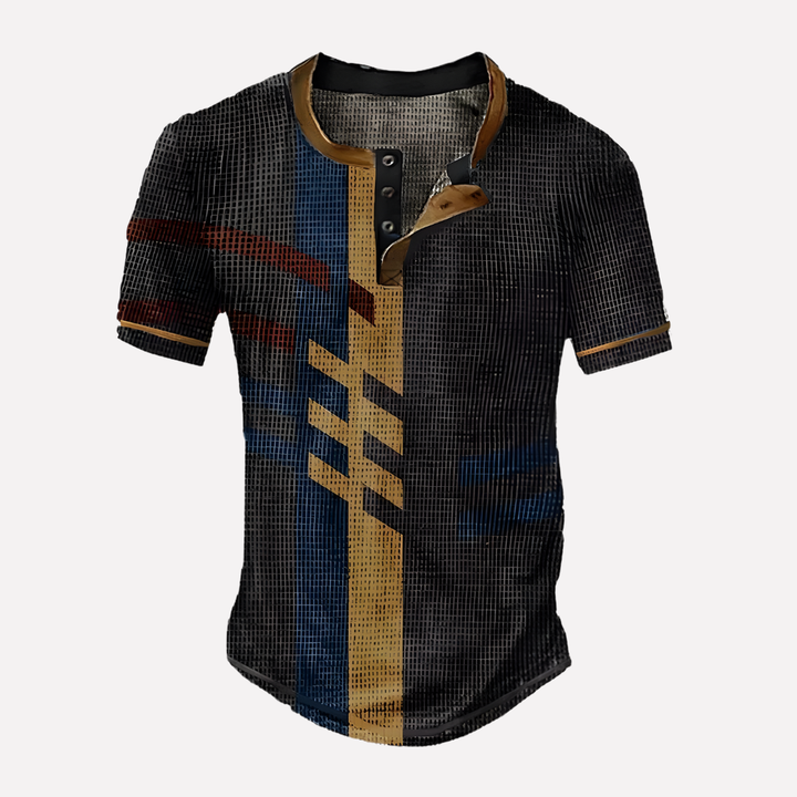 Heren Waffle Breisel Casual T-shirt