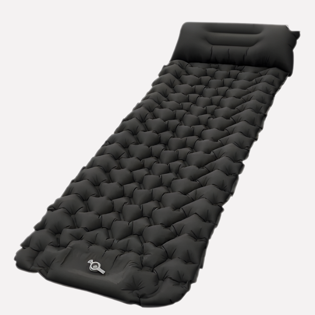 Opblaasbare Campingmat met Geïntegreerde Pomp en Kussen