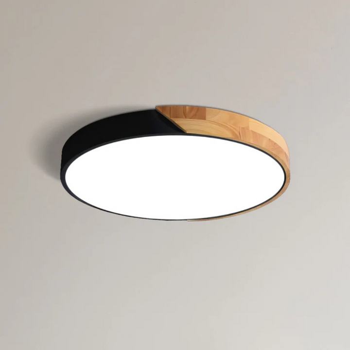 Delos Scandi houten plafondlamp | Natuurlijke LED-designlamp