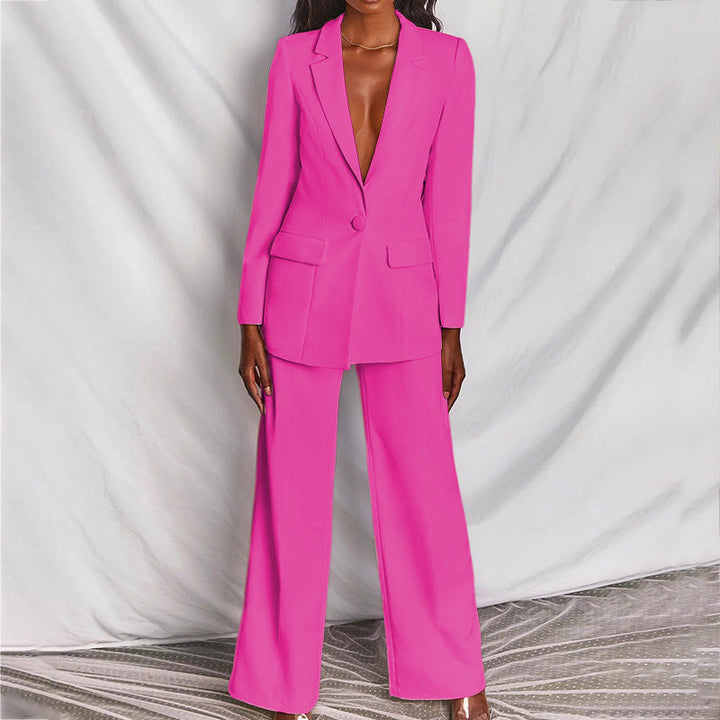Elegante blazer en broek voor dames - Loradea