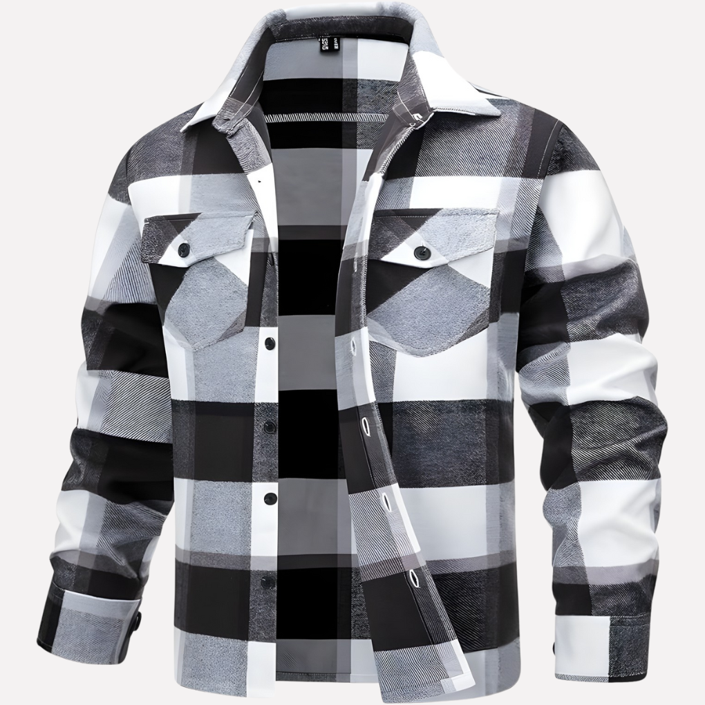 Heren Plaid Flanellen Shirt