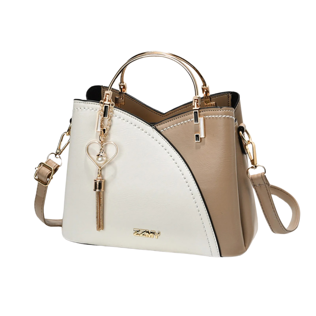 Alira – Vintage Handtas met Patchwork Design en Luxe Afwerking