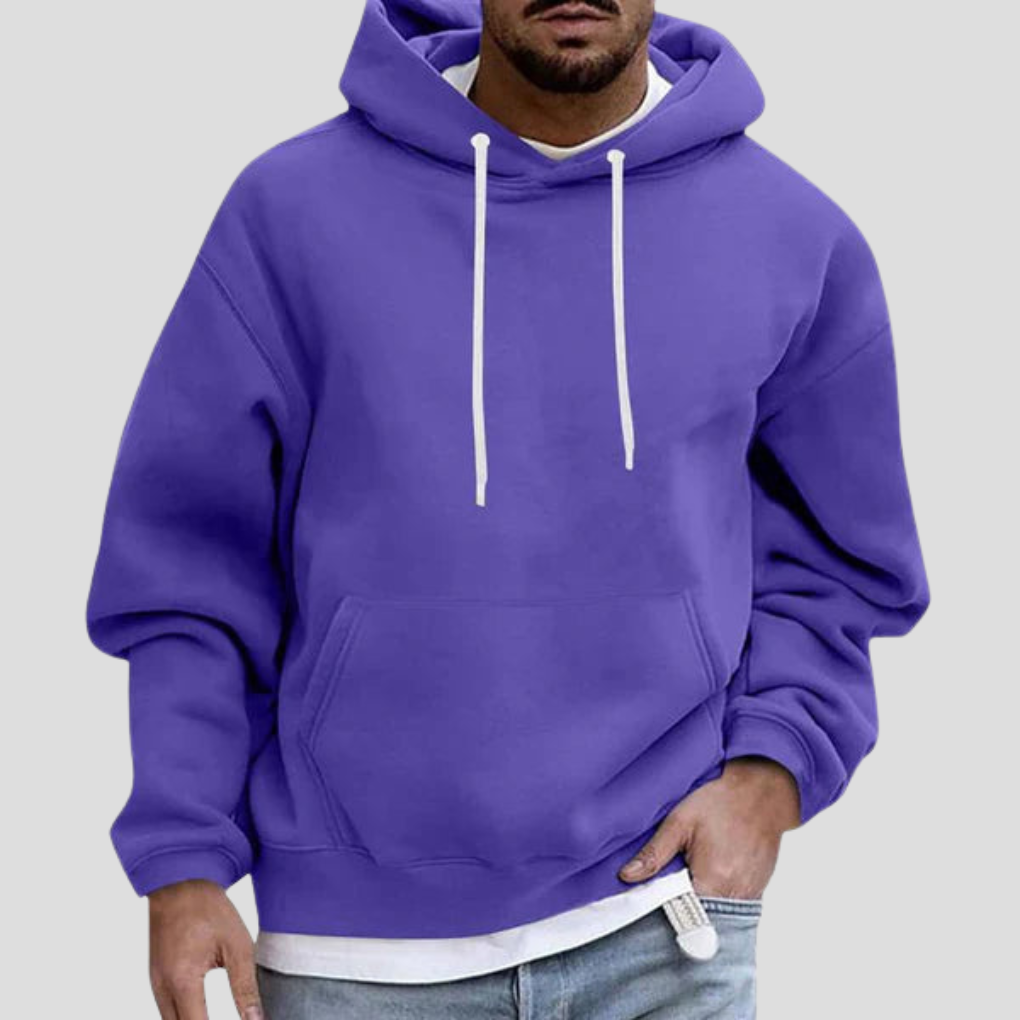 Herenhoodie met zakken