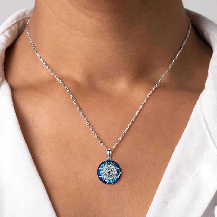 "Je zult altijd beschermd zijn" - Boze oog ketting