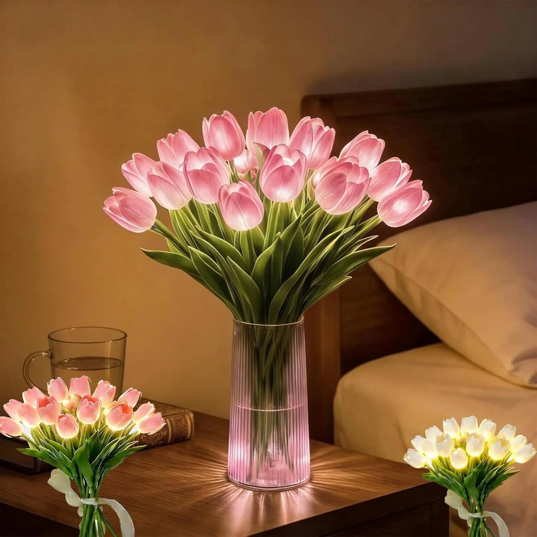 Gezellige led-bloemenlamp voor warm, sfeervol licht