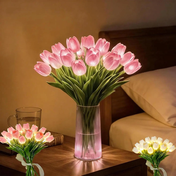 Gezellige led-bloemenlamp voor warm, sfeervol licht
