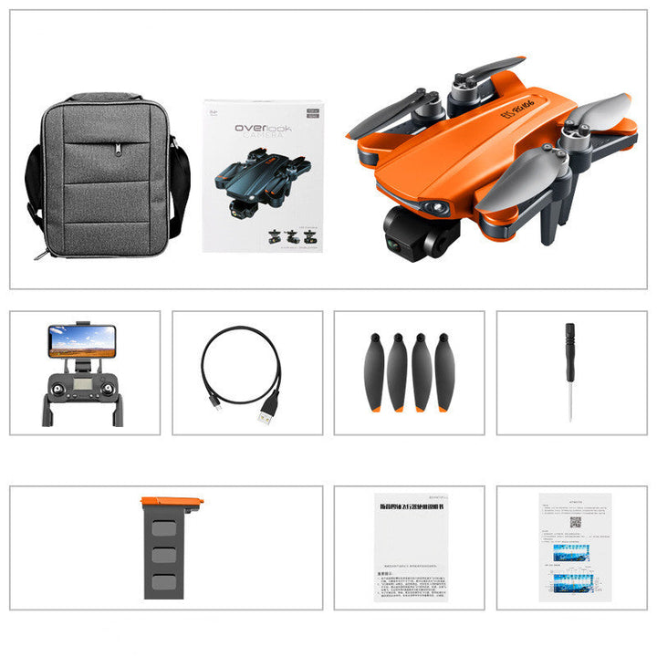 Cameradrone quadcopter 8K 3-assige gimbal opvouwbaar draagbaar GPS fotografie