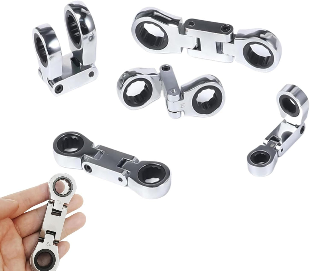 Double Drive ratelsleutel met flexkop – Torvex