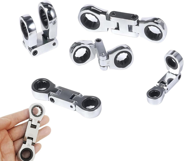 Double Drive ratelsleutel met flexkop – Torvex