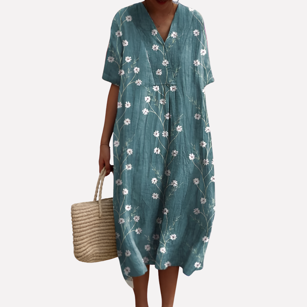 Bloemenjurk voor dames, zomerjurk