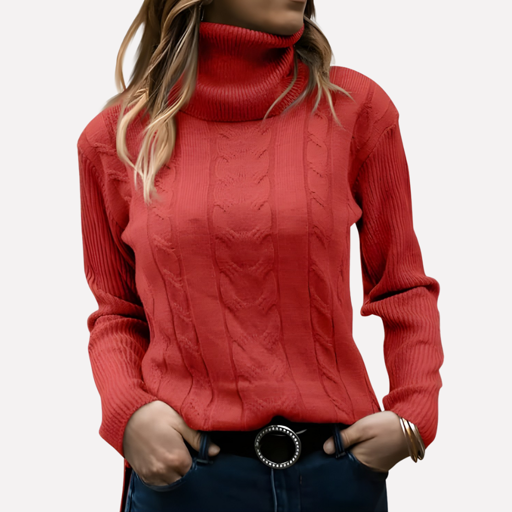 Vrouwen Turtleneck Pullover – Relaxed Everyday Style