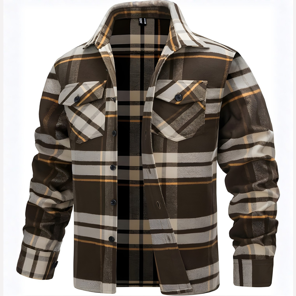 Heren Plaid Flanellen Shirt