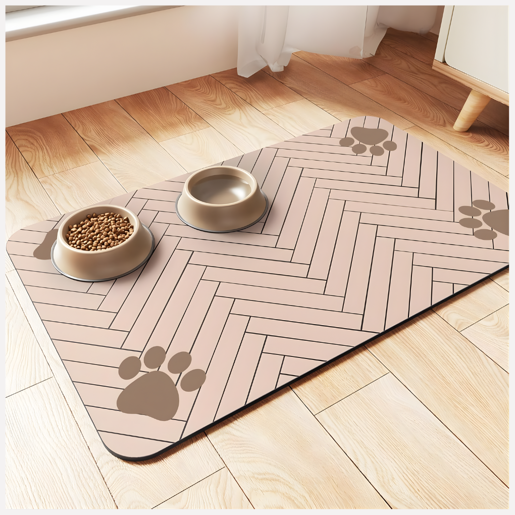 Huisdier Voedingsmat - Absorberende Huisdier Placemat voor Voedsel en Waterbak