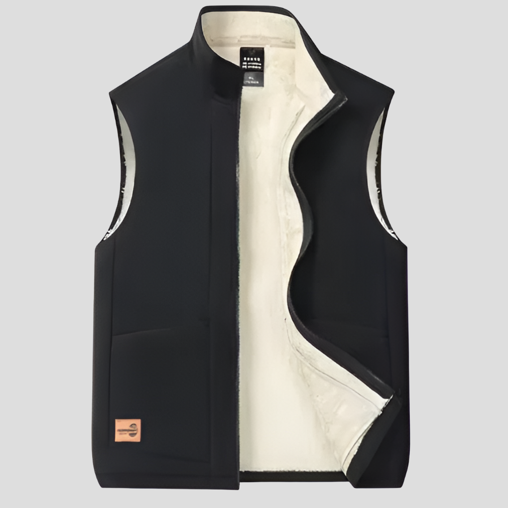 Gevoerd wintervest voor heren – warm en stijlvol