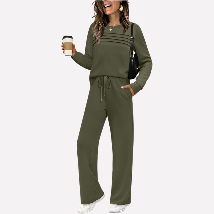 Trendy Twee‑delige Lounge Set voor Vrouwen – Perfect voor Ontspanning