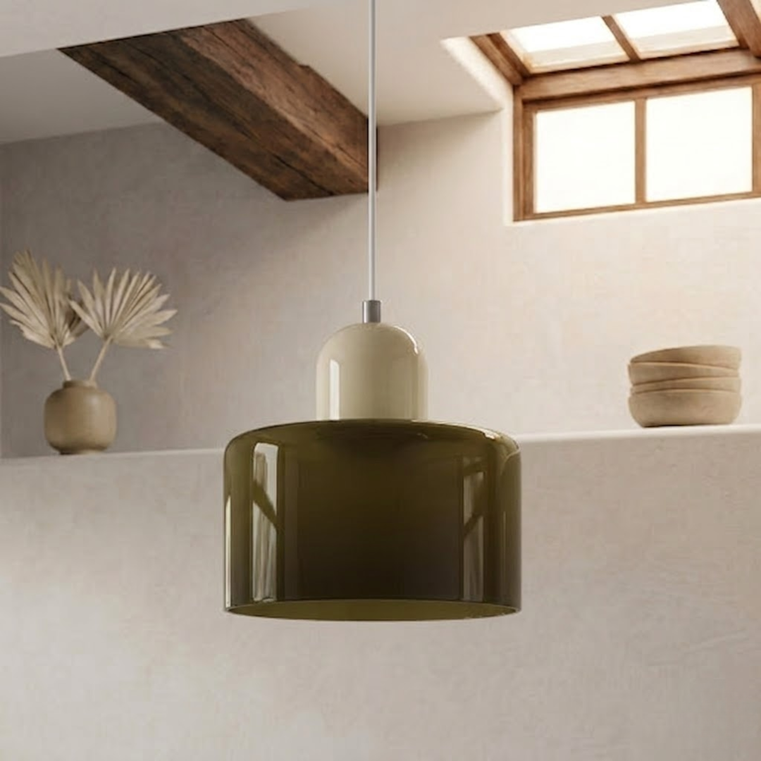 Ringhanglamp met uitgebreid halo-ontwerp