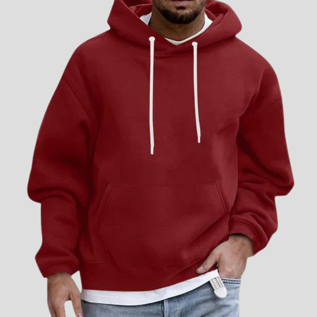 Herenhoodie met zakken