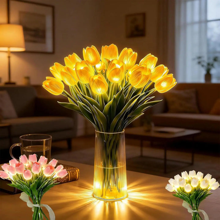Gezellige led-bloemenlamp voor warm, sfeervol licht