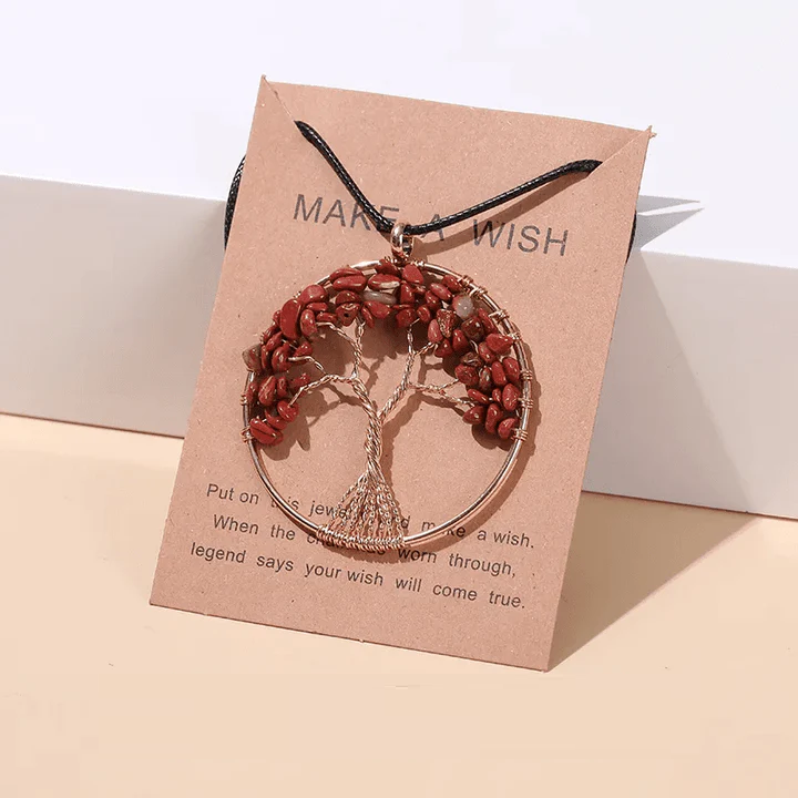 Zeven chakra's levensboom-ketting