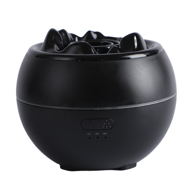Aroma diffuser met vlameffect, 300 ml tank en tot 10 uur nevel