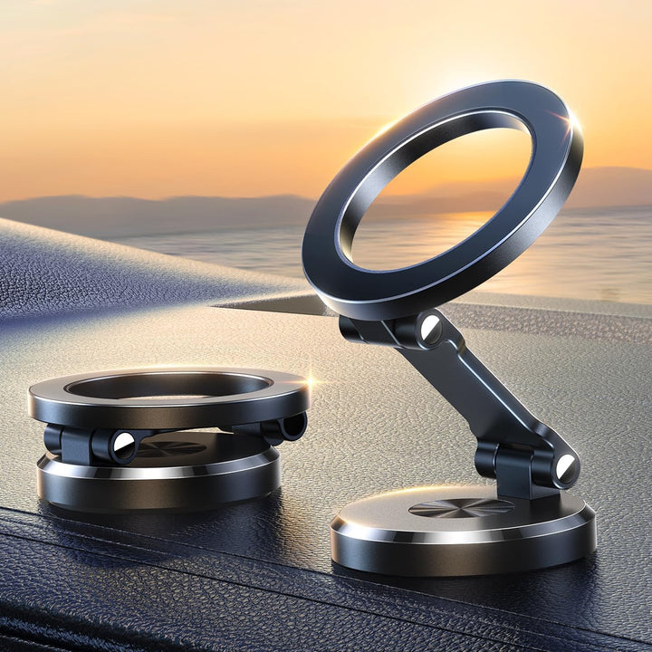 360° opvouwbare magnetische telefoonhouder voor in de auto - stabiel & verstelbaar